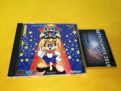 WONDER DOG  SEGA  MEGA CD MEGADRIVE  SPINE CARD - Image 1 of 4