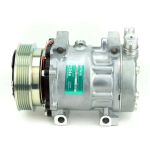 New OEM Sanden SD7H15 8105 4628 AC Compressor & A/C Clutch 6 Groove 119mm - Picture 1 of 6