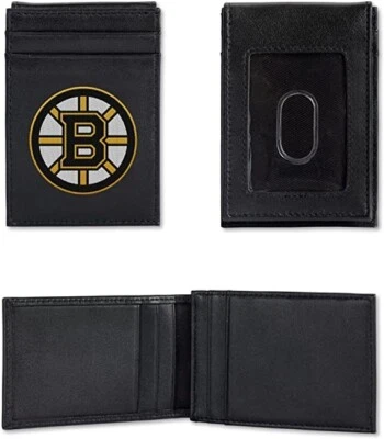 Бумажник для переднего кармана с вышивкой Boston Bruins NHL - Изображение 1 из 3