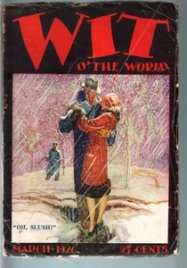 PULP: WIT OF THE WORLD 1926 MAR-RARE PULP-GREAT COVER G/VG - Picture 1 of 1