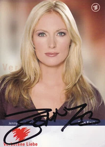 Autogramm - Jenny Winkler (Verbotene Liebe) - Bild 1 von 1