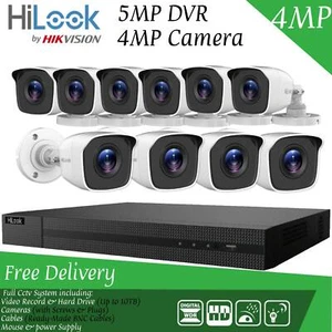 HIKVISION 5MP CCTV NIGHT VISION OUTDOOR DVR HOME 4MP CAMERA SECURITY SYSTEM KIT - Picture 1 of 22