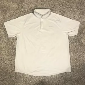 Under Armour Mens Shirt White XL Polo Rugby Lightweight Performance - Picture 1 of 8
