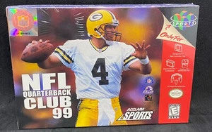 Nfl Quarterback Club 99 Nintendo N64 New Factory Sealed 1998 Wata Ready Ntsc Usa - Picture 1 of 8