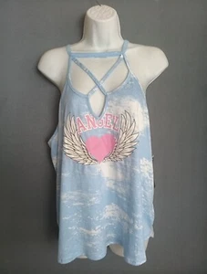 No Boundaries Women’s Tank Top Size 2XL Blue Dye NWT - Picture 1 of 6