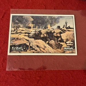 Tarjeta comercial de 1930 Erdal Kwak “Guerra Mundial” BATALLA DEL SOMME #2 EX - Imagen 1 de 3