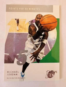 Michael Jordan 2002-03 Topps Ten Basketball Trading Card - Imagen 1 de 1