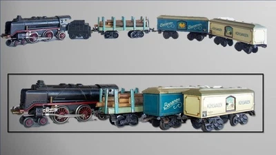 1930's  Large Karl Bub (KBN) 0-gauge Clockwork Freight Train Set - Image 1 of 4