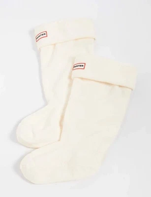 Hunter Boot Socks Hunter White Size MD (Women's Shoe 5-7) ESF18420 - Image 1 of 4