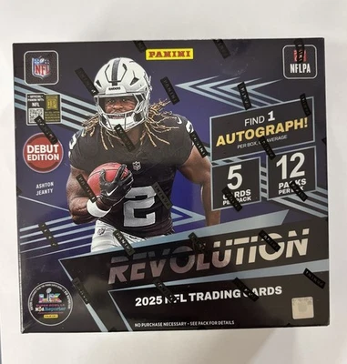 2025 Panini Revolution Football Premium Box NFL - 1 AUTO - SEALED -Debut Edition - Image 1 of 2