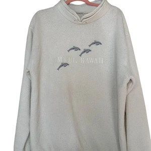 Vintage Hawaii Sweatshirt mit Delfinen 100% Baumwolle - Bild 1 von 5