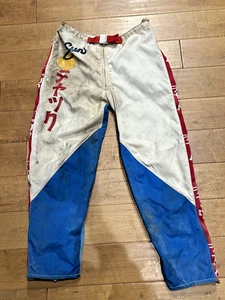 VINTAGE SUN Motocross HONDA MX PANTS Size 34 waist Japanese - Picture 1 of 21