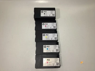 * LEER * HP 952 953 954 955 Negro Cian Magenta Amarillo Tinta Paquete de 5 2021/05/06/07 Foto 1 de 4
