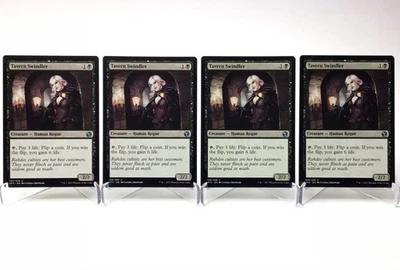 (4) Magic: The Gathering Tavern Swindler MTG Iconic Masters LP - Image 1 of 2
