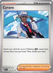 Pokemon TCG: Cyrano 170/191 Supporter Common Karte Near Mint - Bild 1 von 2