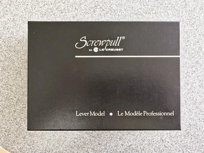 LE CREUSET LEVER CORKSCREW SCREWPULL BOTTLE OPENER FOIL CUTTER MADE IN FRANCE - Image 1 of 4