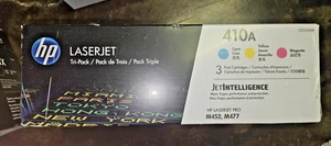 HP LASERJET 410A (CF251AM) TONER 3-PACK CYAN MAGENTA YELLOW GENUINE SEALED SC - Afbeelding 1 van 1