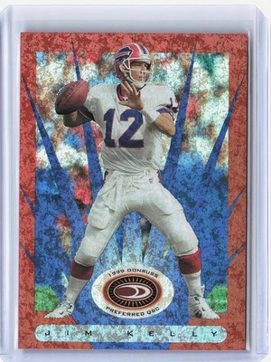 1999 Donruss Preferred QBC #24 Jim Kelly Bronze Power #'d /500 - Image 1 of 2