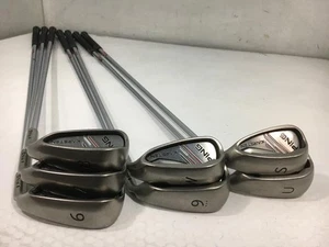 PING KARSTEN Iron Set 7pcs 6-pw.aw.sw CFS Distance Steel Flex SR Green - Picture 1 of 4
