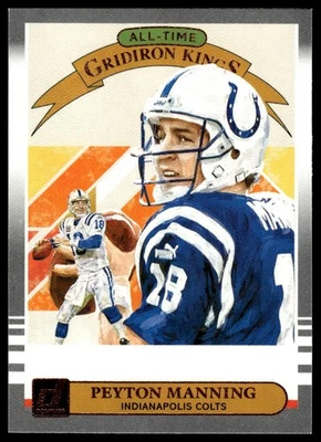 2019 Donruss #AGK-1 Peyton Manning All-Time Gridiron Kings — 第 1/2 张图片