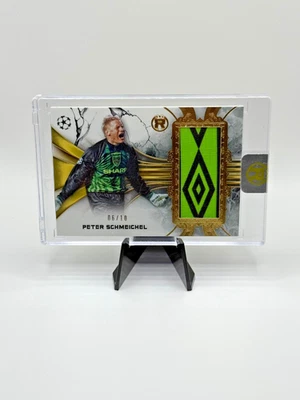 Peter Schmeichel 2025 Topps Reverence UCC Reverance Relic 6/10. LOGO PATCH!!  - Image 1 of 2