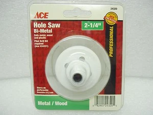 (NUEVO) Sierra de agujero bimetálica Ace 2-1/4" 24320 para madera metal y plástico - Imagen 1 de 2