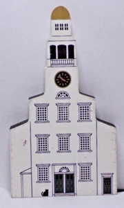 The Cat's Meow Village Unitarian Church Nantucket Series 1987 #2872 Signed 1992 - Picture 1 of 8
