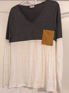 New Pixley Knit Womens Long Sleeve Blouse Size M - Picture 1 of 3