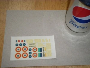 WW#2, ROMANIA, P-47 THUNDERBOLT, FIGHTER PLANE, Model Decals Sheet, Scale: 1/72 - Picture 1 of 2