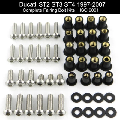 Juego de tornillos de carrocería para carenado del motor Ducati ST2 ST3 ST4 1997-2007 Foto 1 de 4