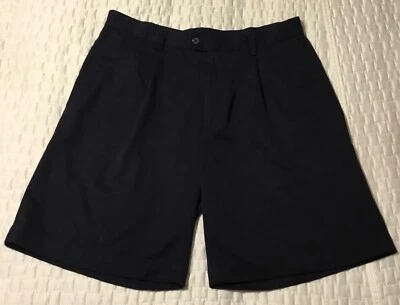 Pantalones Cortos Chinos Callaway Golf Performance Para Hombre 32 Azul Marino Oscuro Espiga Plisados Usados en Excelente Condición Foto 1 de 4