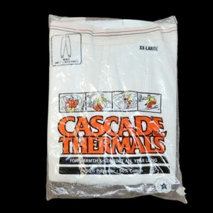 Cascade Bay Traders Thermo Unterwäsche Long Johns Herren XXL Hose Vintage - Bild 1 von 2