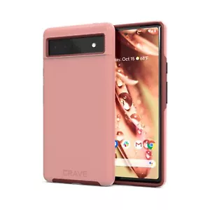 Crave Dual Guard Case for Google Pixel 6a - Shockproof Protection, Blush Color - Picture 1 of 6