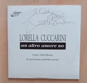 Cd Single Card Sleeve LORELLA CUCCARINI un altro amore no 1995 Promo AUTOGRAFATO - Bild 1 von 4