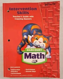 Teacher's Guide Harcourt Math Intervention Skills-Copying Masters-Practice Instr - Picture 1 of 14