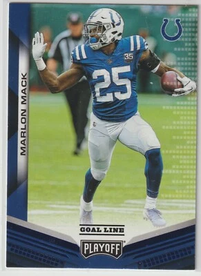 2019 Panini Playoff - MARLON MACK - GOAL LINE BLUE #56 - Indianapolis Colts - Image 1 of 2