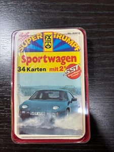 1977 * Super Trumpf Sportwagen Komplettsatz - 34 Karten mit Hülle * Deutschland - selten - Bild 1 von 2