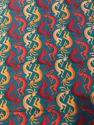 Michael Miller Kokopelli 西南条纹面料 CX6648 1 1/2 码 — 第 1/3 张图片