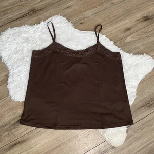 Neues Jessica London Damen-Trägertop mit verstellbaren Trägern und Spitzendetail Größe 2X - Bild 1 von 5