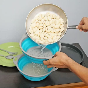 Kiste mit 36 faltbaren Abtropfflächen & Schüssel-Sets - GROSSEINKAUF GROSSHANDEL FLOHMÄRKTE - Bild 1 von 6