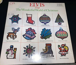 ELVIS Sings The Wonderful World of Christmas LP ANL1-1936 Vinyl  - Imagen 1 de 4