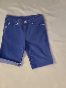 True Religion Shorts Kids 8 Blue Relaxed - Picture 1 of 8