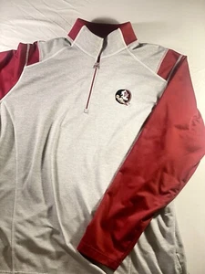 Antigua Florida State University Quarter Zip Pullover Langarmshirt Herren XL - Bild 1 von 8