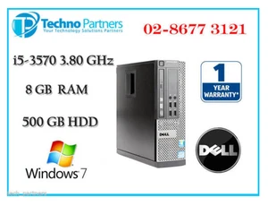 Dell Optiplex 9010 SFF Computer 3rd i5 3570 3.4G 8G 500G Win 7 Pro 1Yr Warranty - Picture 1 of 4