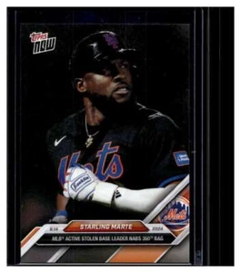 2024 Topps Now #301 Starling Marte Basiskarte (Menge) - Bild 1 von 2