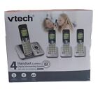 New ListingVtech Dect 6.0 Cordless Phone Answering System Caller Id Call Waiting 4 Handsets