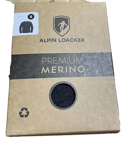 Alpin Loacker Premium Merino Shirt Men Gr S Schwarz NEU!!! - Bild 1 von 2