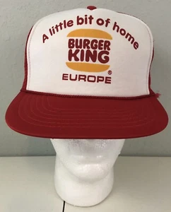 Burger King Europe A Little Bit of Home Vintage Snapback Mütze - Bild 1 von 9