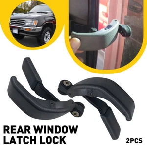 2X Rear Quatar Window Latch Lock Left Right For 1989-2000 Toyota Tacoma Hilux EW - Picture 1 of 12