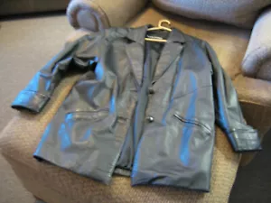 WOMEN'S LEATHER JACKET - WILSONS - COLOR BLACK - SIZE M - Picture 1 of 3